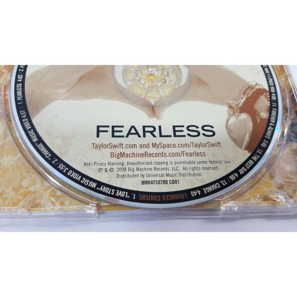 Taylor Swift Fearless CD w/ Mosaic Poster RARE Taylor Nation Swifties 2008 - Picture 7 of 10
